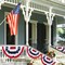 American Pleated Fan Flag, 3 X 6 Ft USA Patriotic Flag Bunting American Flags Patriotic Bunting 4th of July Decorations Patriotic Bunting Red White And Blue Patriotic Decor bunting Flags Outdoor/Outside(Set of 4)